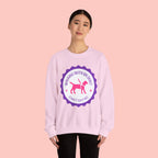 Dog Walking Sweatshirt — "Walking With My Dog Can't Say No" Graphic Crewneck
