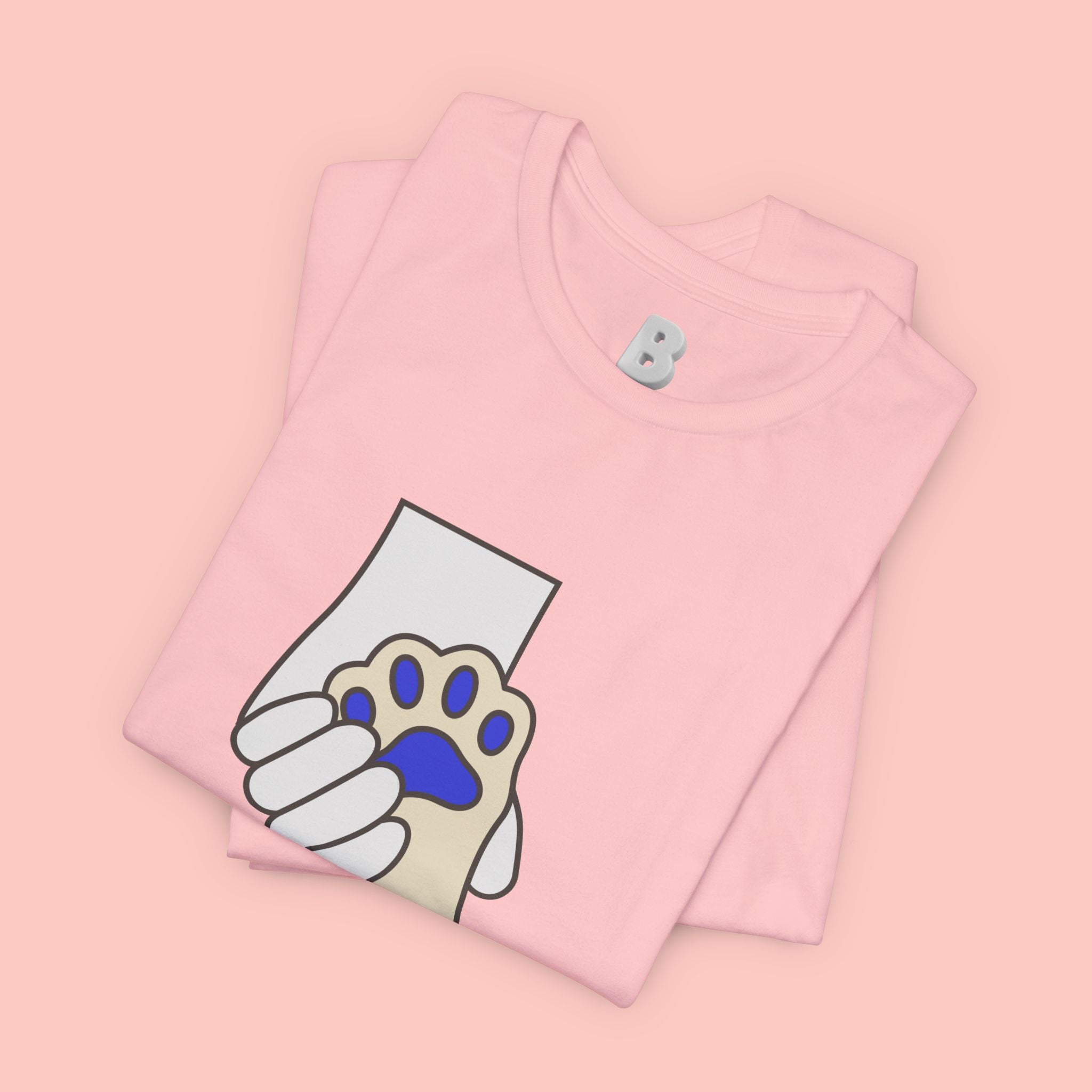 Dog Lover T-Shirt — "Love with my dog." Paw Print Graphic