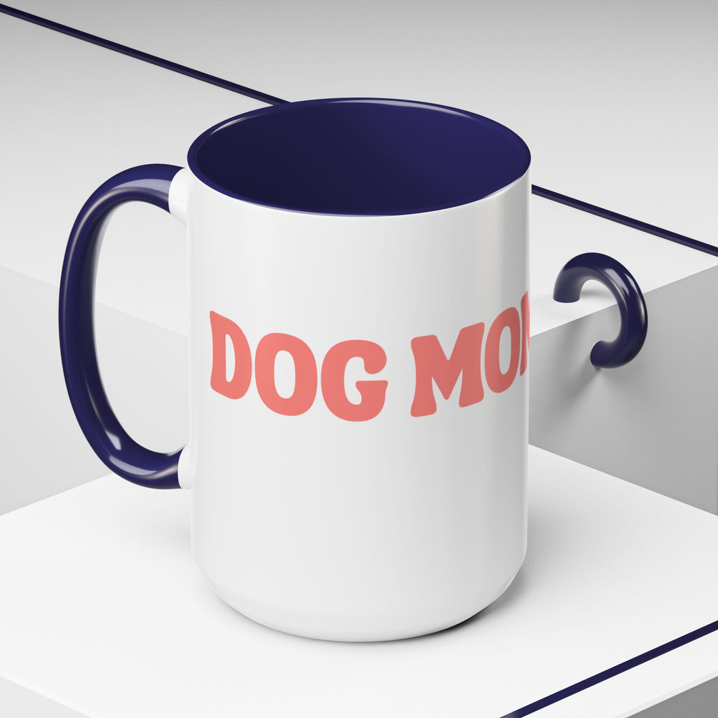 Mom Club Coffee Mug — Cute Paw Print Accent Mug for Dog Moms (11/15 oz)