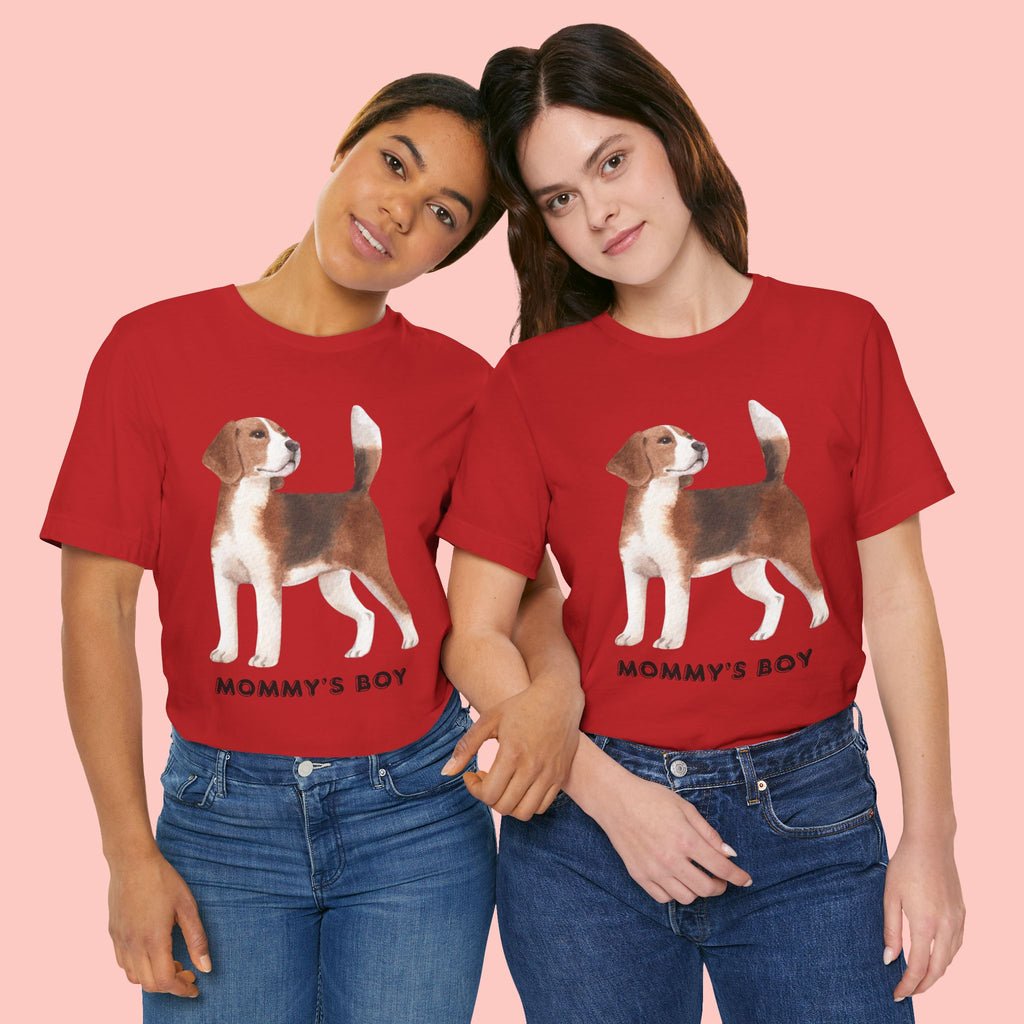 Mommy's Boy Beagle T-Shirt — Cute Dog Lover Tee