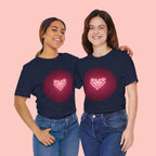 Paw Print Heart T‑Shirt — Cute Pet Lover Tee