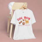 Dog Mom T-Shirt — Cute Shiba & Treats “My Dog Is My Whole World” Tee