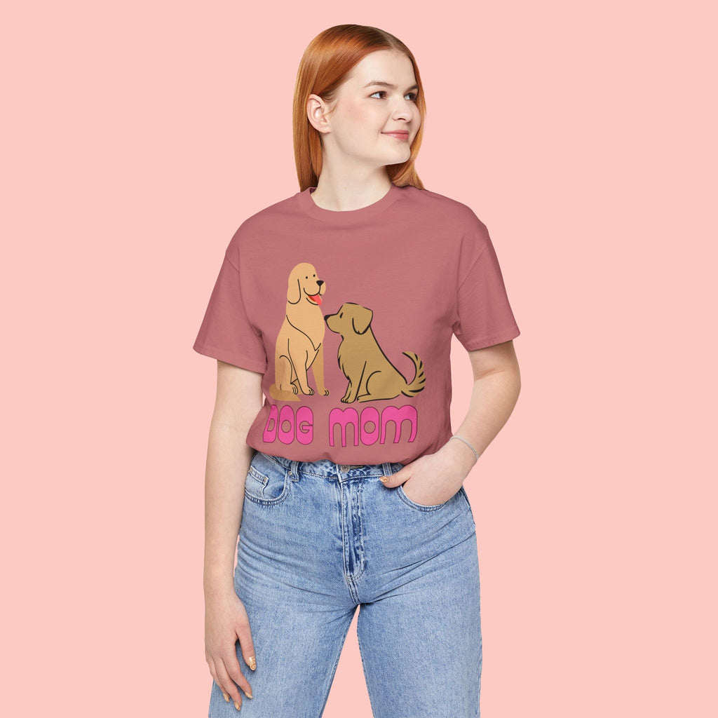 Dog Mom T‑Shirt — Cute Retro Dogs Graphic Tee for Dog Lovers