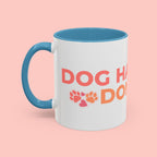 Accent Coffee Mug - "Growing Hair I Don't Care" Floral Script Coffee Mug