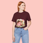 Dog Mom T-Shirt — Cute Floral Puppy Tee for Dog Lovers