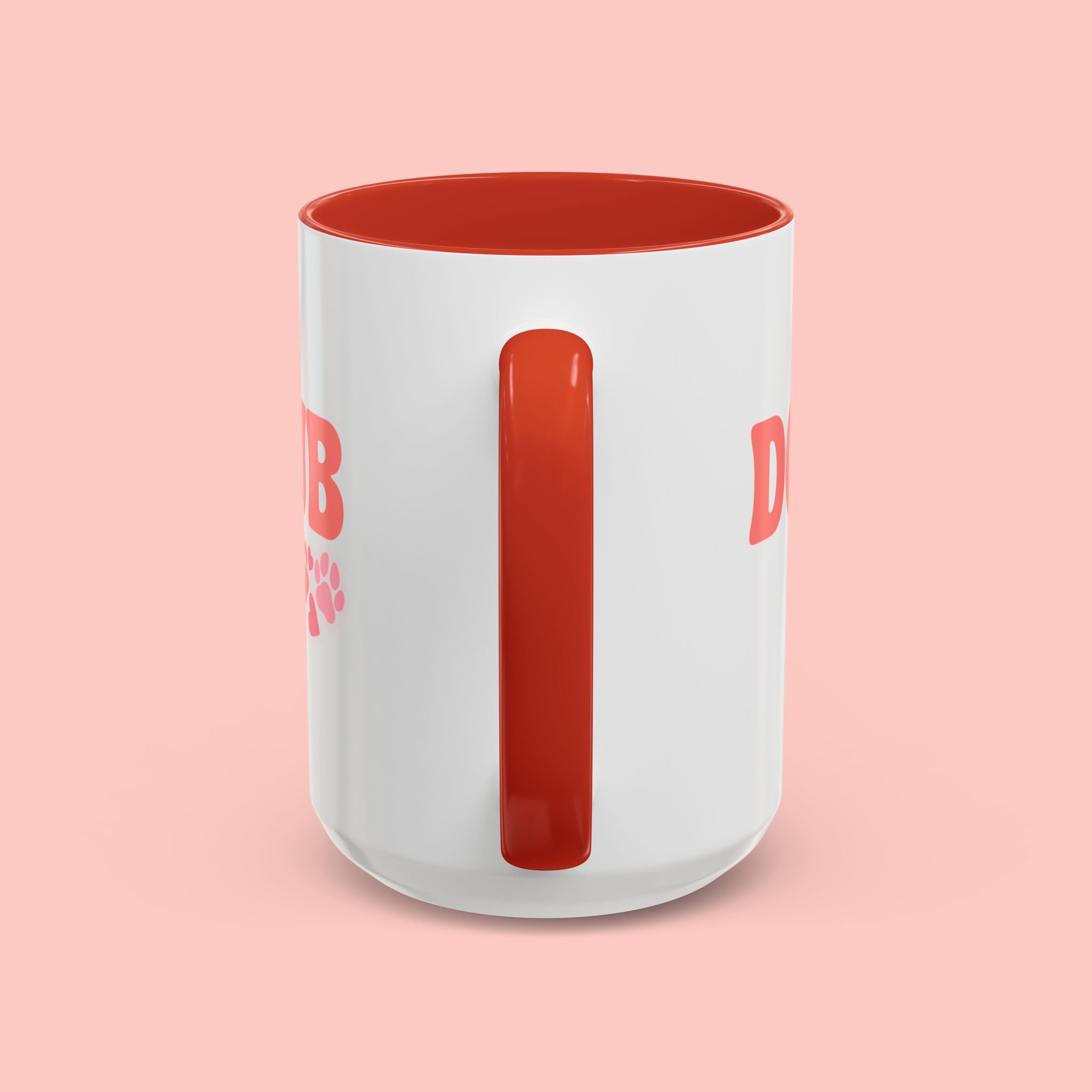 Mom Club Coffee Mug — Cute Paw Print Accent Mug for Dog Moms (11/15 oz)