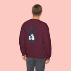 Dog Mom Crewneck Sweatshirt — Paw Print Graphic Cozy Pullover