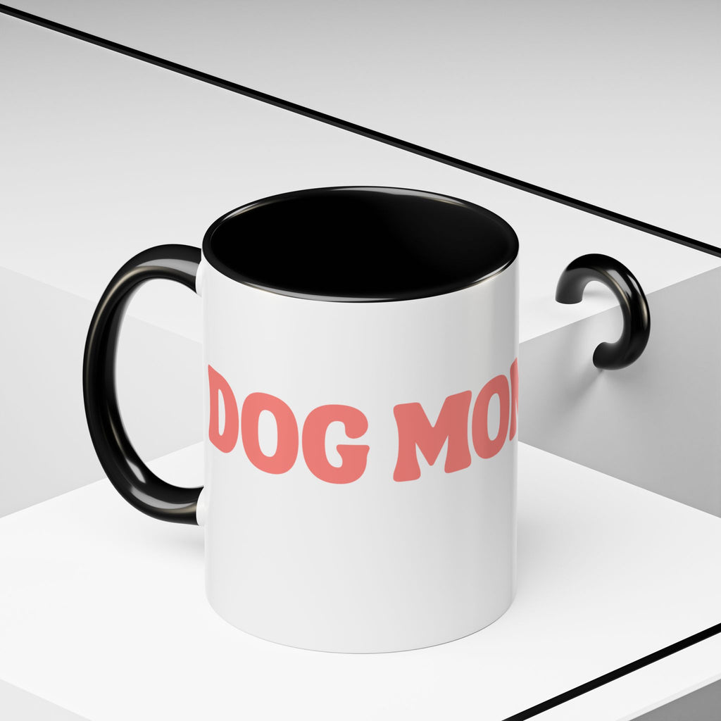 Mom Club Coffee Mug — Cute Paw Print Accent Mug for Dog Moms (11/15 oz)