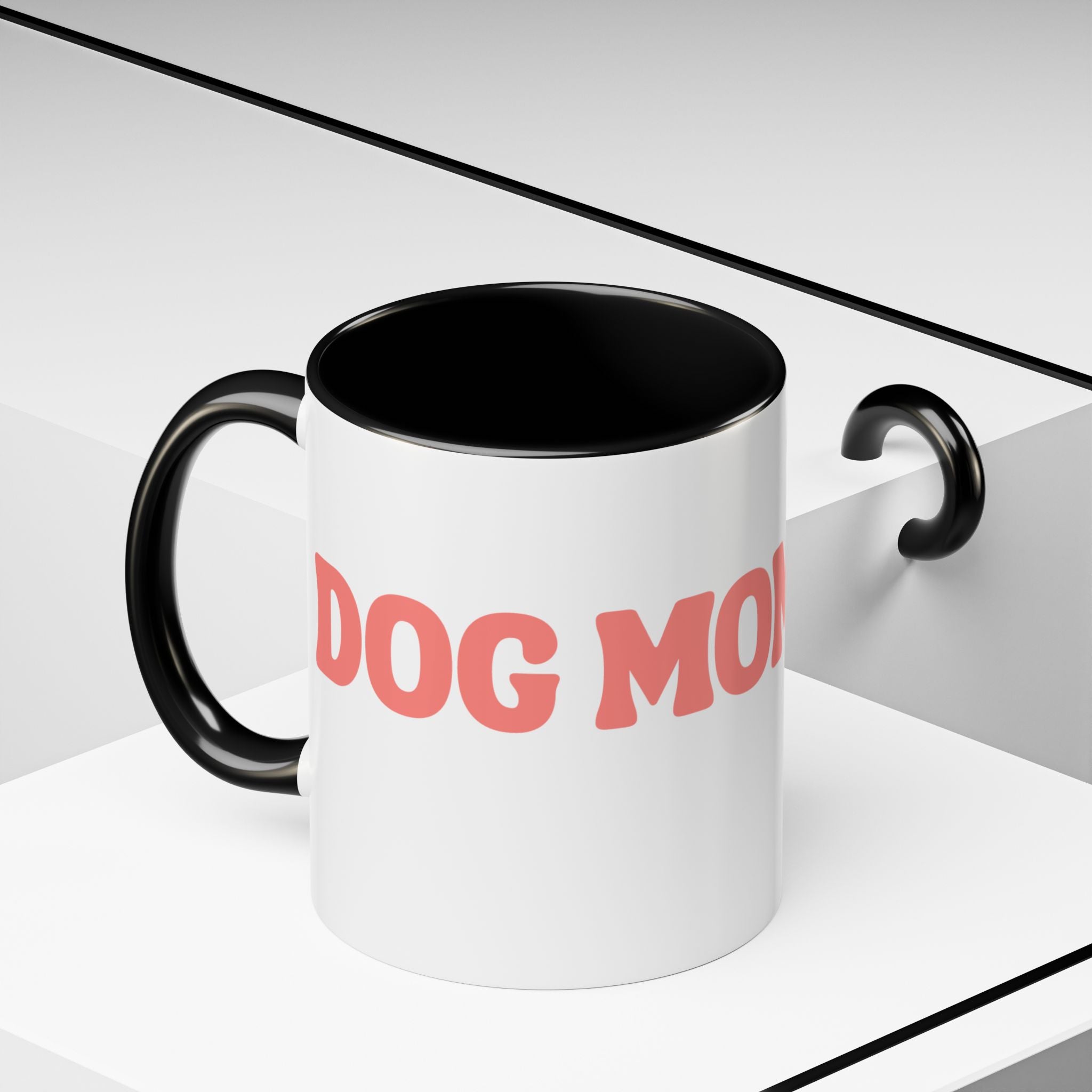 Mom Club Coffee Mug — Cute Paw Print Accent Mug for Dog Moms (11/15 oz)