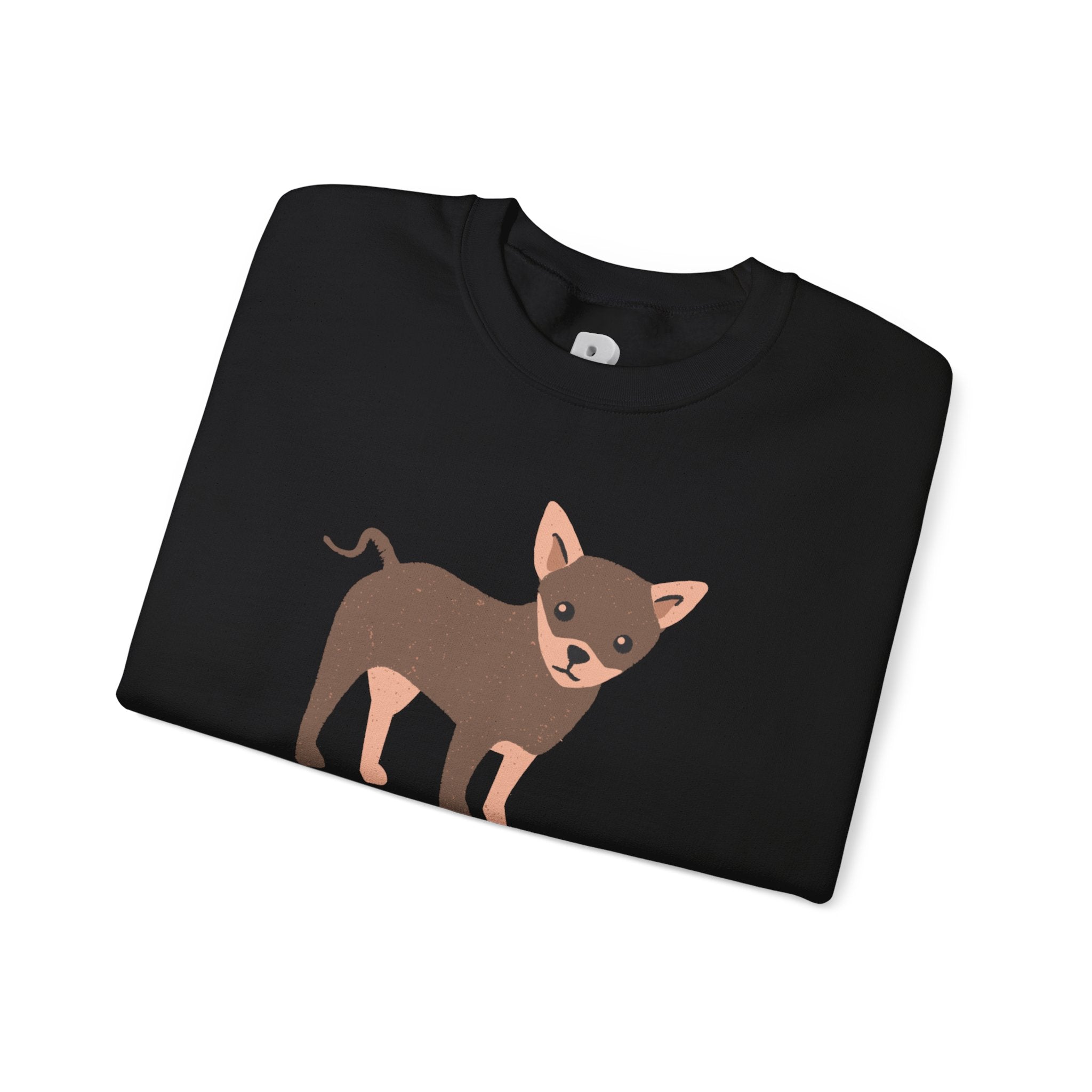 Dog Lover Crewneck Sweatshirt – 'My Dog My Love' Cute Chihuahua Graphic