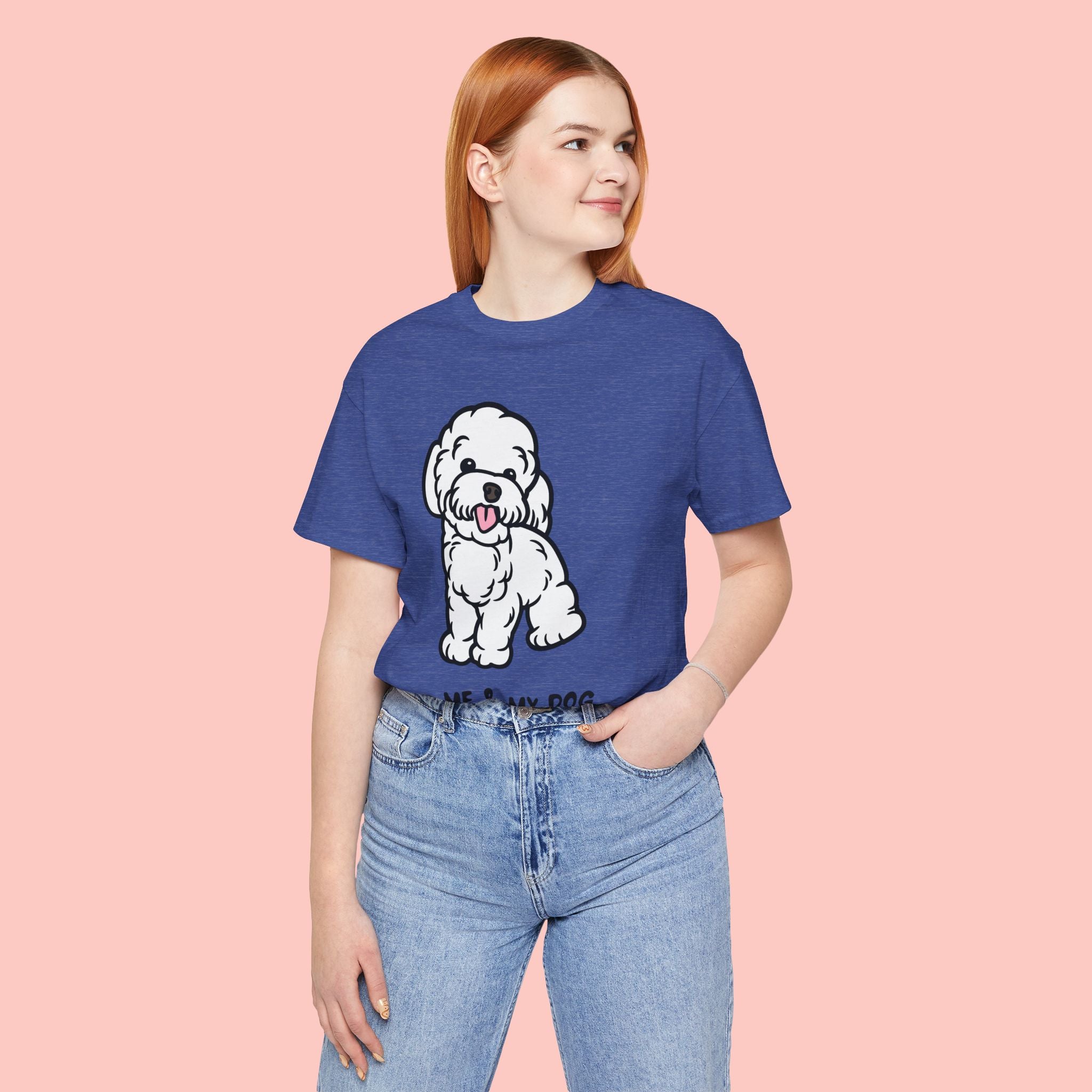 Me & My Dog T-Shirt — Cute Cartoon Puppy Tee for Dog Lovers