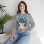 Stay At Home Dog Mom Crewneck Sweatshirt — Cute Corgi Graphic Sweatshirt