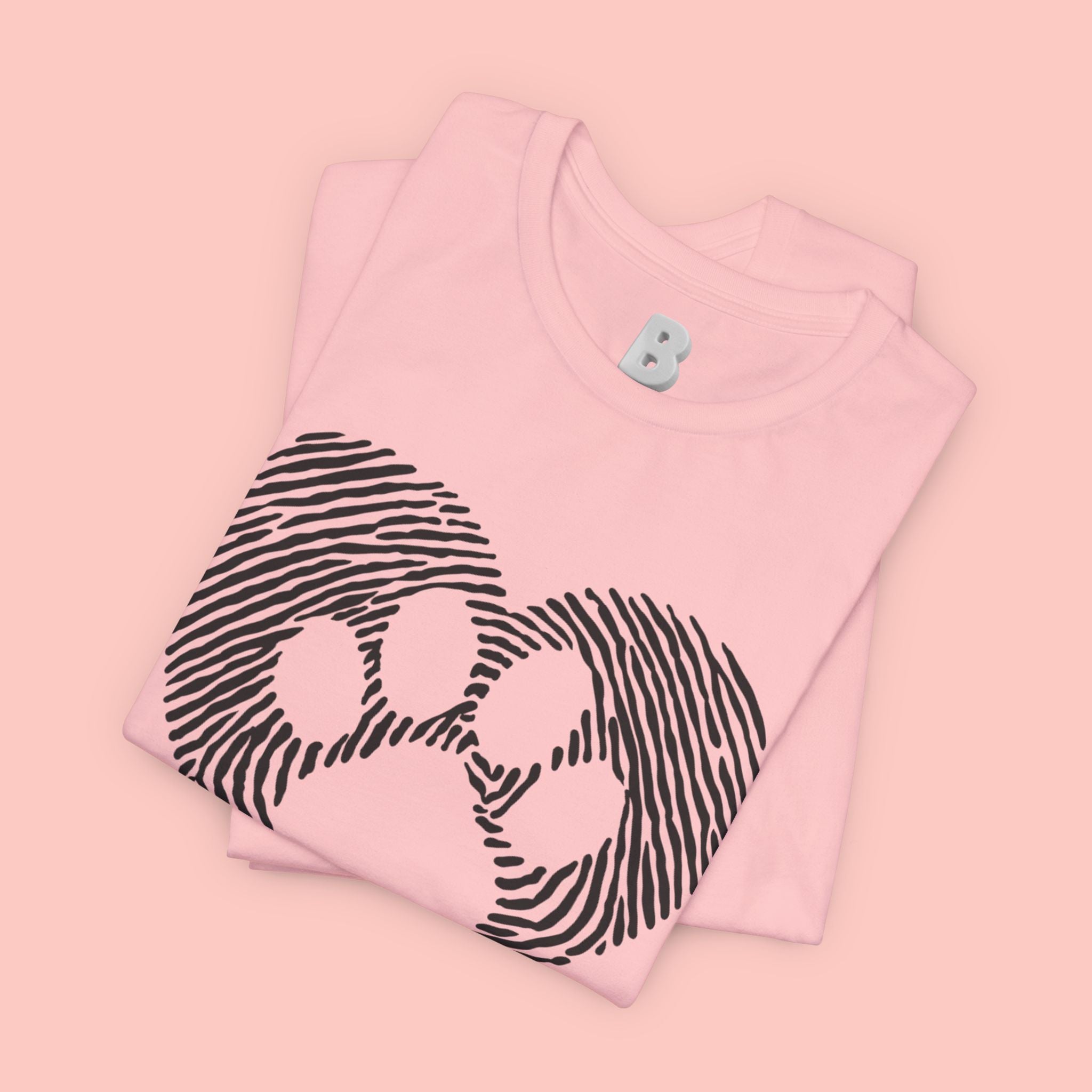 Fingerprint Heart Paw T-Shirt — Dog Paw Love Tee