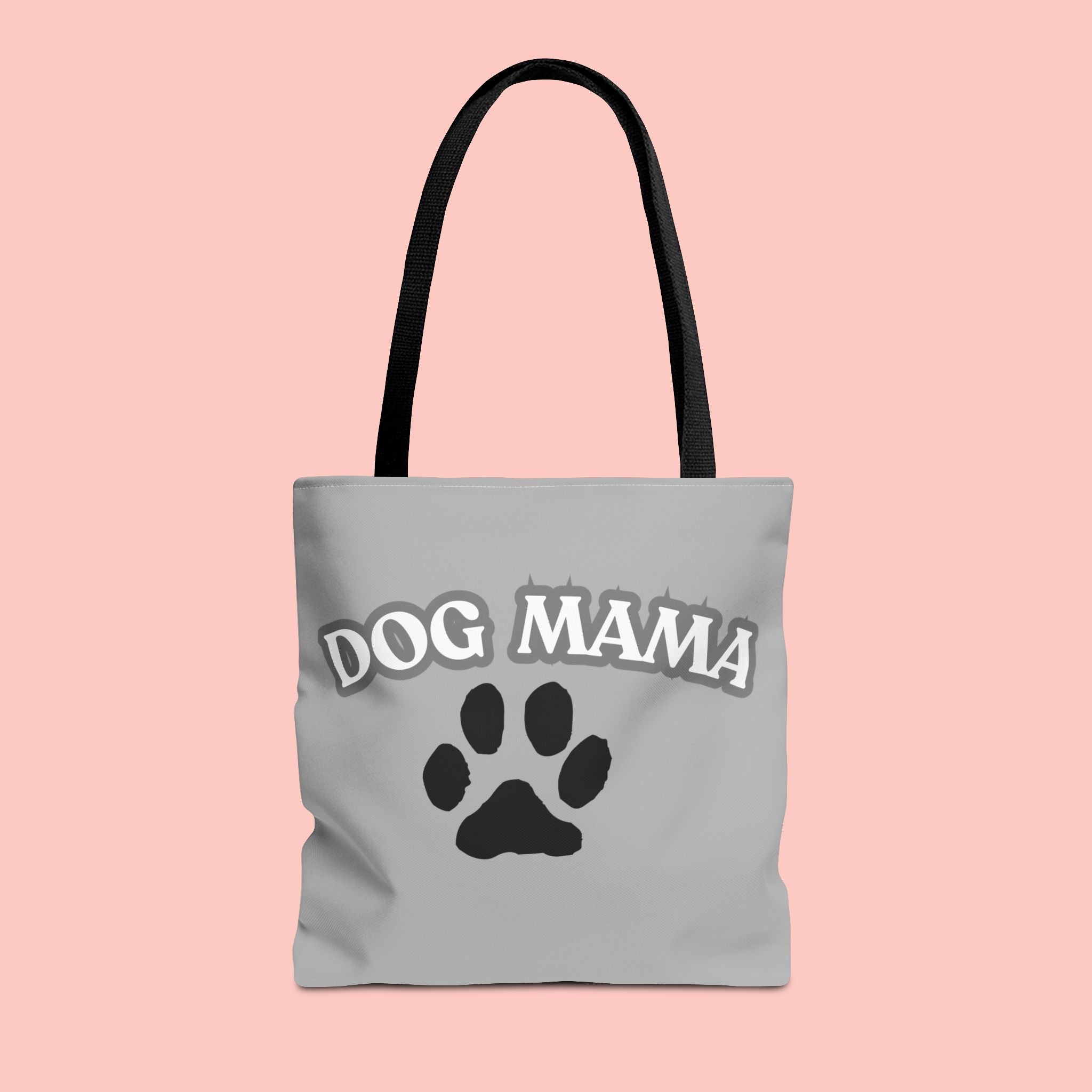 Dog Mama Paw Print Tote Bag – Cute Pet Lover Gift