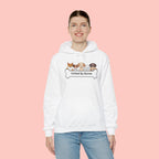 United By Bones Hoodie — Cute Cartoon Dogs Paw Bone Graphic Sweatshirt