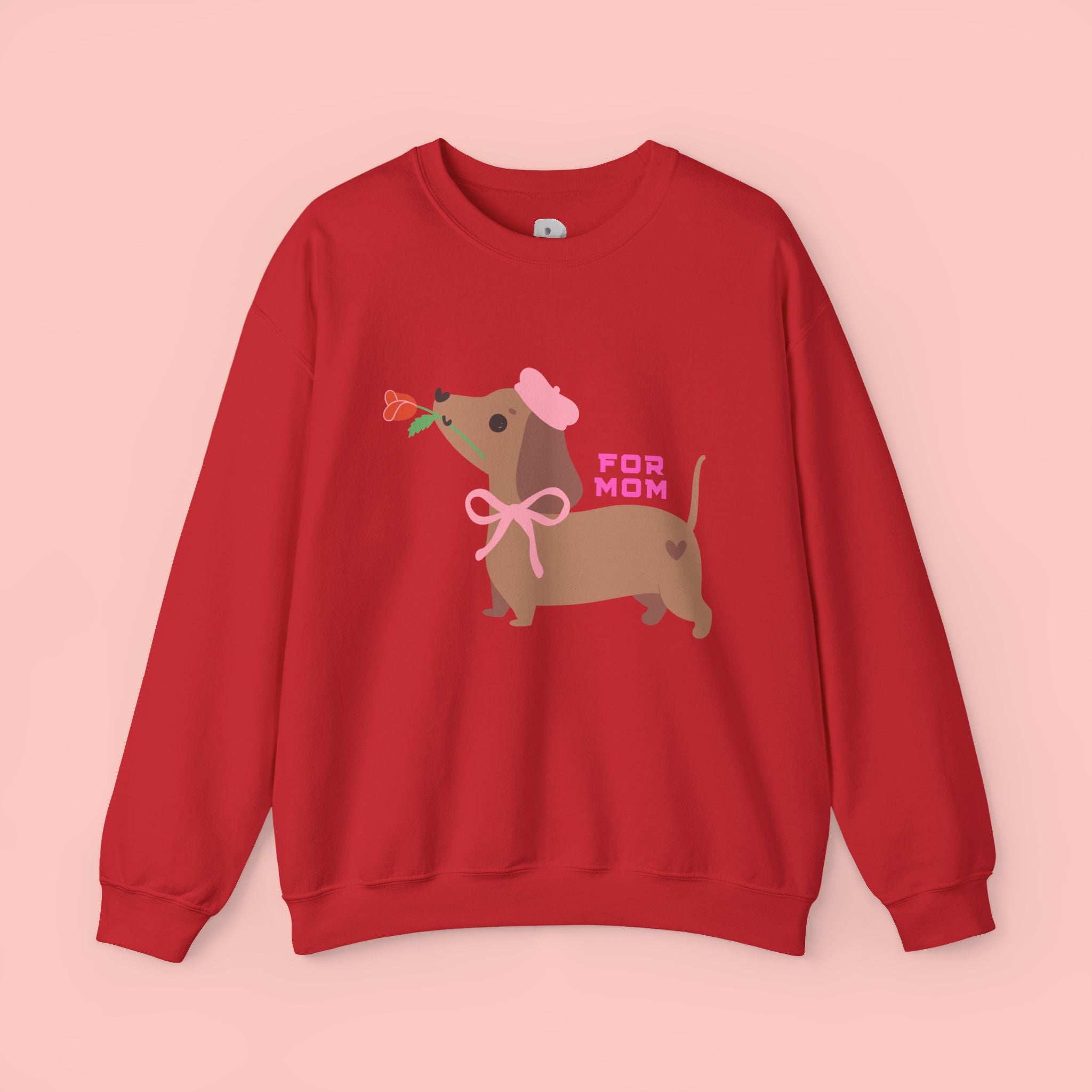 Dachshund 'For Mom' Crewneck Sweatshirt – Cute Dog Mom Gift