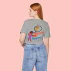 T‑Shirt — "Always Happen" Graphic Tee with Woman & Thought Bubble