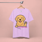 Love Your Dog Tee — Cute Golden Retriever Graphic T-Shirt