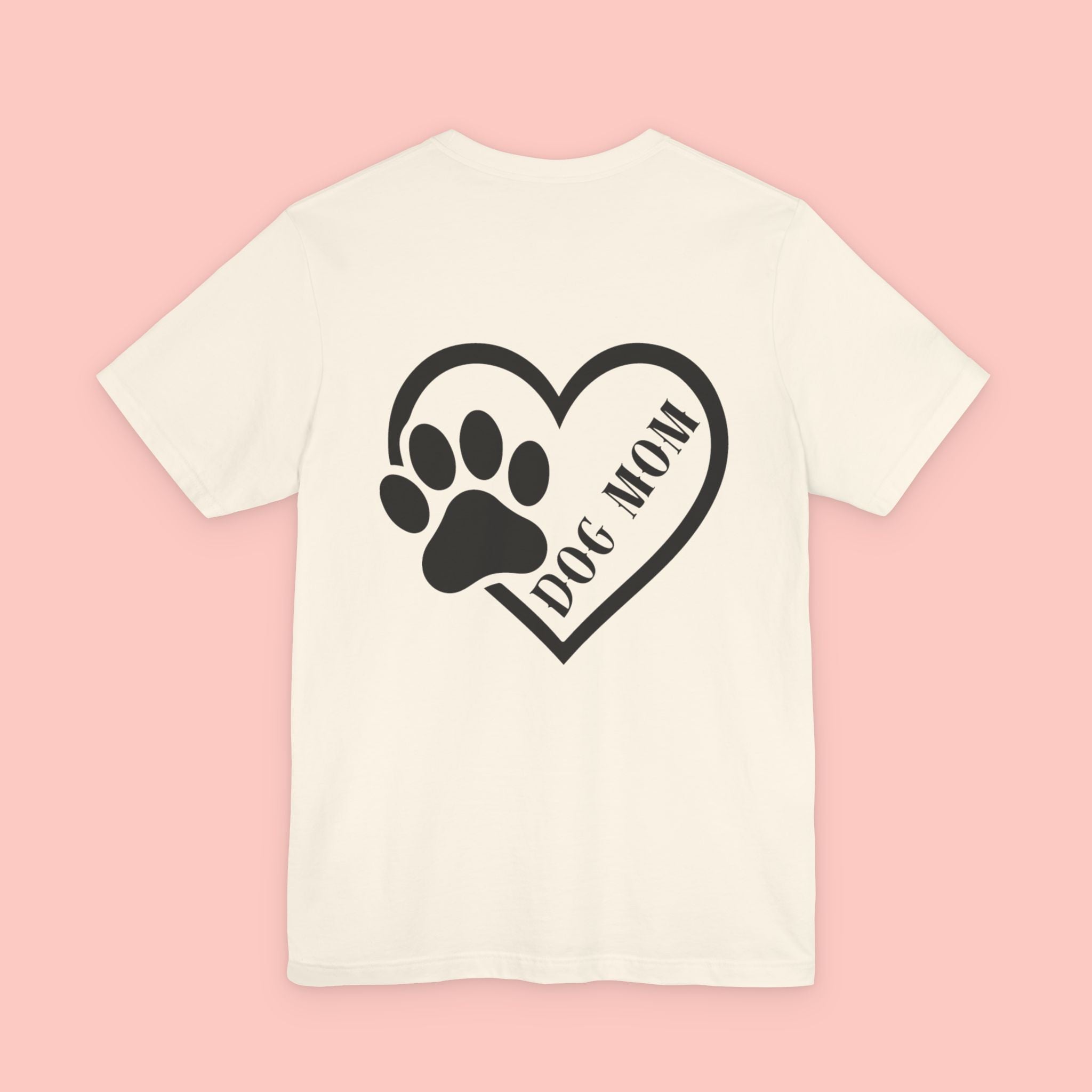Dog Mom Heart Paw T-Shirt – Cute Pet Lover Tee
