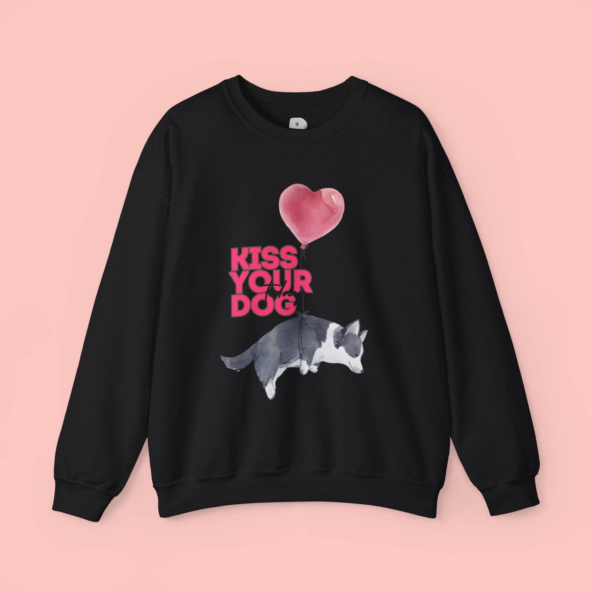 Kiss Your Dog Crewneck Sweatshirt