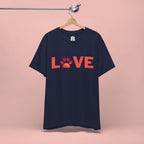 Dog Lover Tee - "LOVE My Dog > People" Paw Print Graphic T-Shirt
