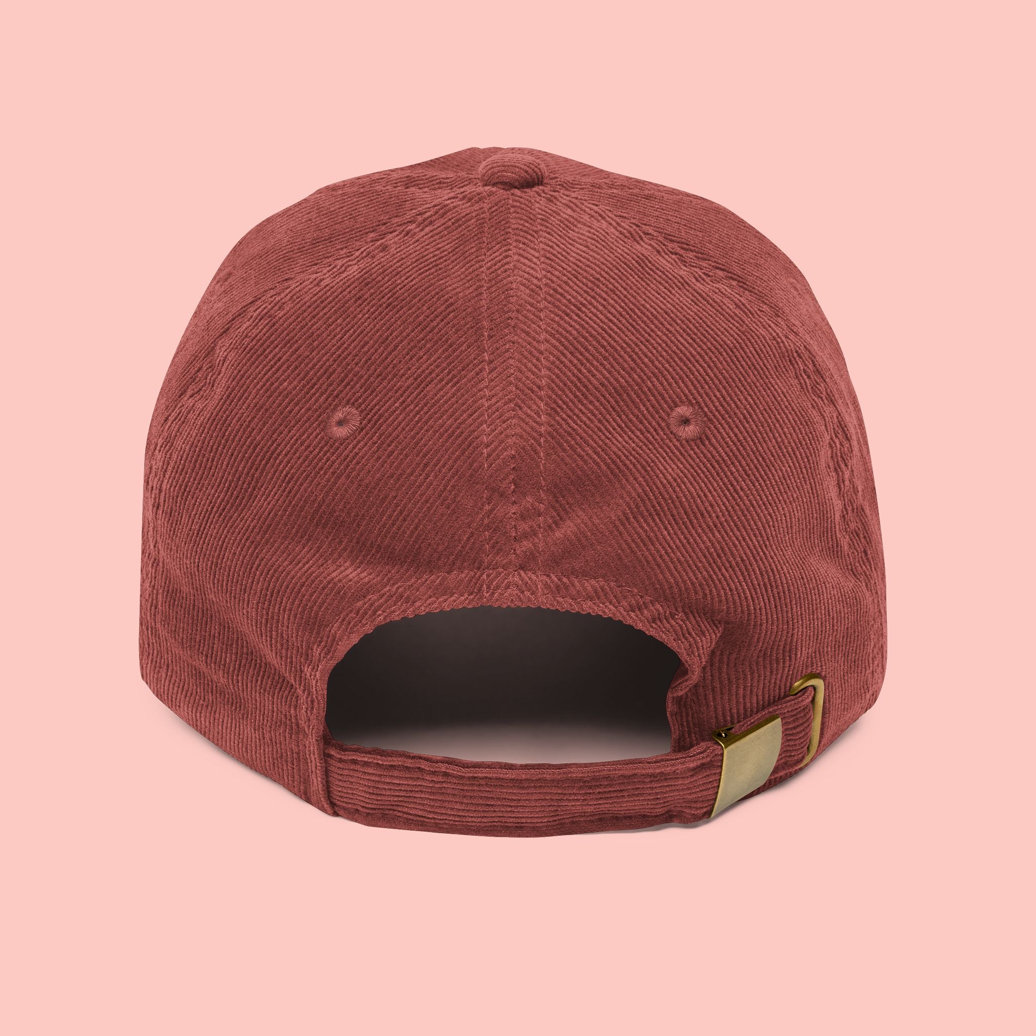 Dog Mom Corduroy Cap — Vintage Embroidered Baseball Hat