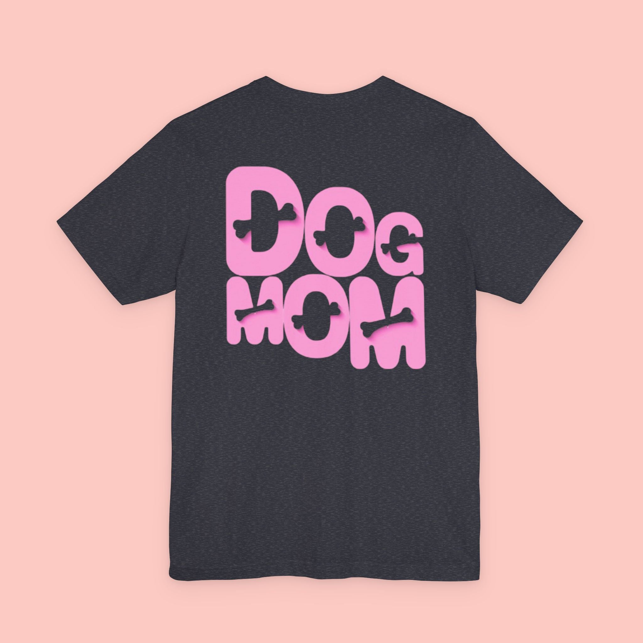 Dog Mom T-Shirt — Retro Pink Graphic Tee for Pet Lovers
