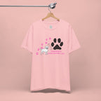 Dog Pawprint T-Shirt — "Pawprints Everywhere I Go" Cute Pet Lover Tee