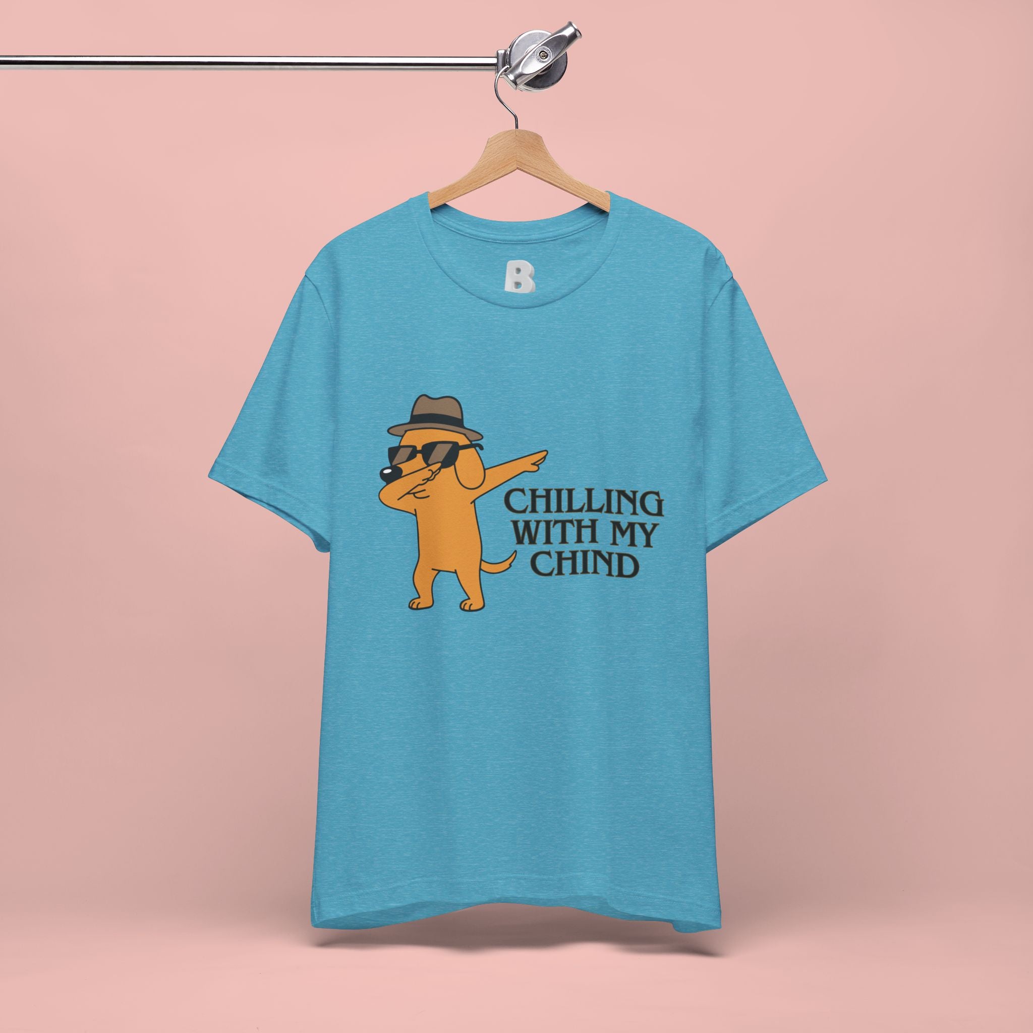 Chilling With My Chind T-Shirt — Funny Dabbing Cat Graphic Tee