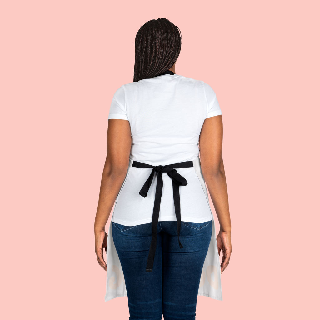 Dog Mom Apron – “Pure Flavor Pure Dog Mom” Paw-Print Kitchen Apron