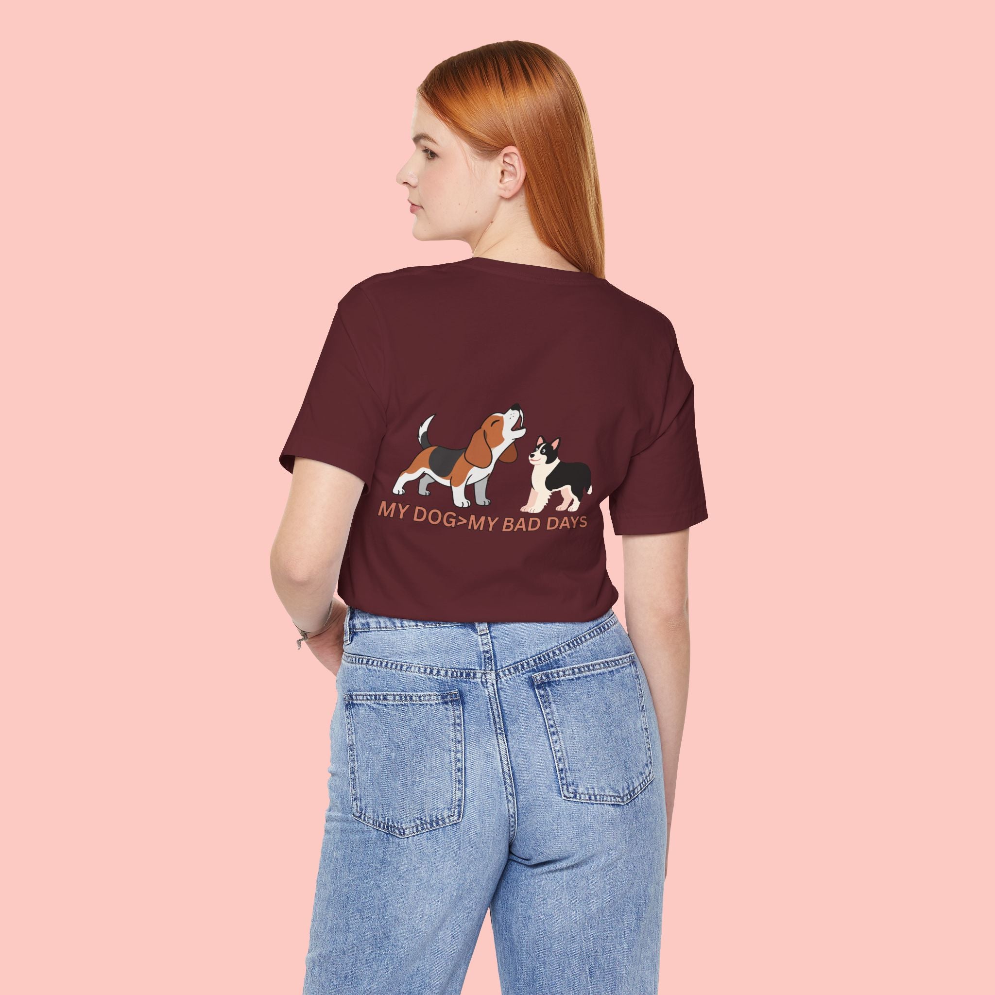My Dog > My Bad Days T‑Shirt — Cute Dog & Cat Graphic Tee