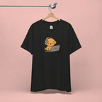 Zoom Meeting Approved Tee — Cute Puppy with Headset Laptop Graphic