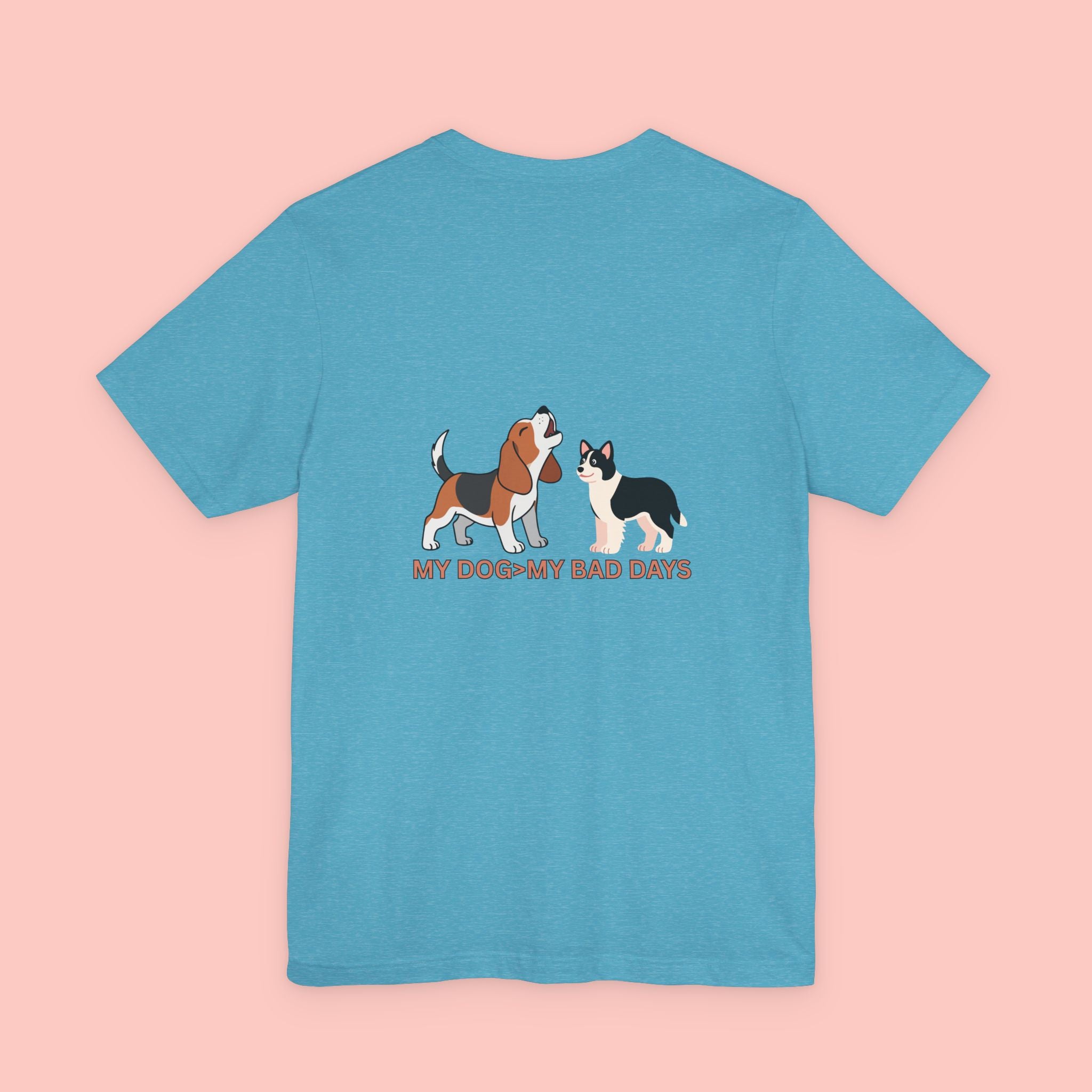 My Dog, My Bad Days T-Shirt — Cute Beagle & Husky Rescue Tee for Dog Lovers