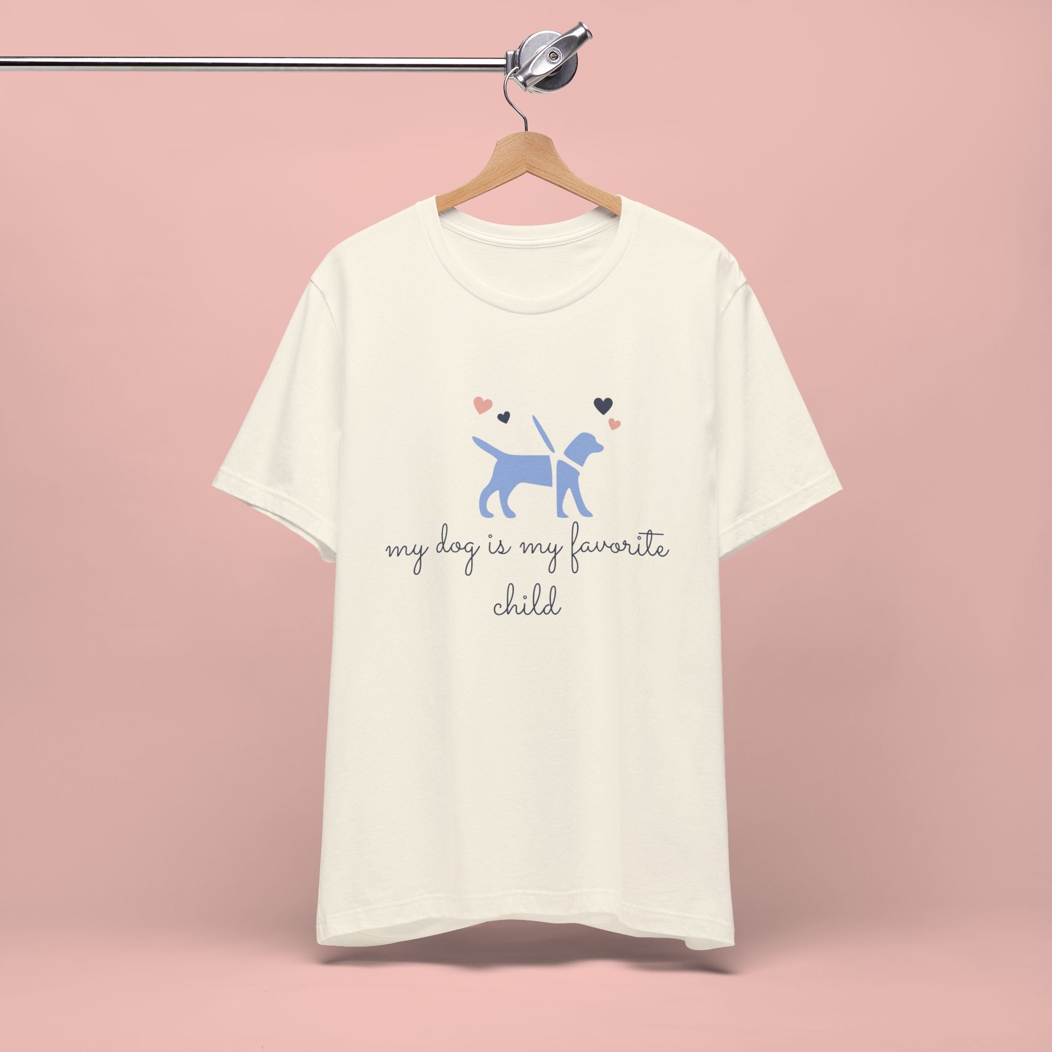 Dog Lover T‑Shirt — "My Dog Is My Favorite Child" Cute Puppy Graphic Tee