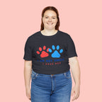 I Am Not Single I Have Dog T-Shirt — Cute Paw Print Dog Lover Tee