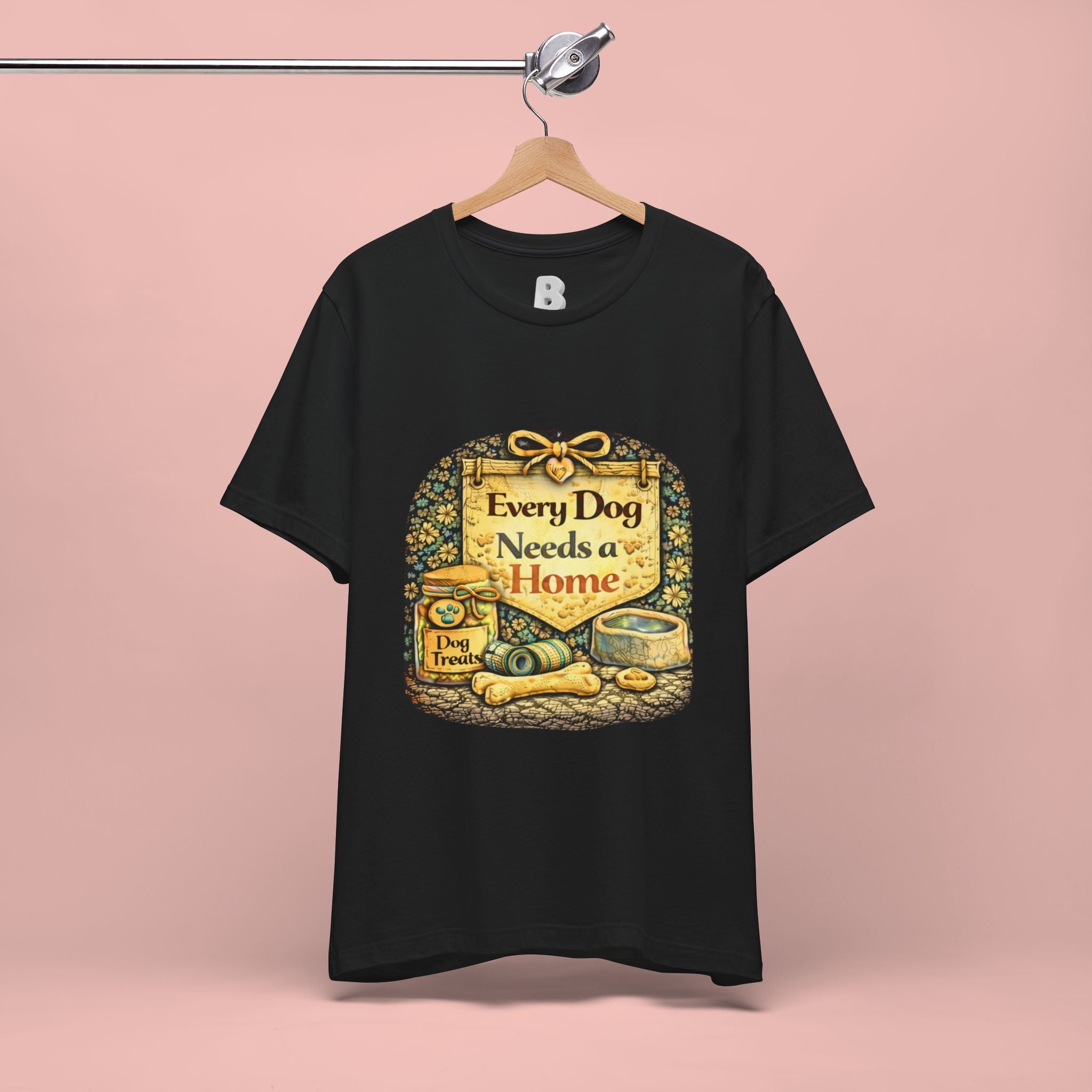 Dog Rescue Tee — "Every Dog Needs a Home" Shelter Support T-Shirt