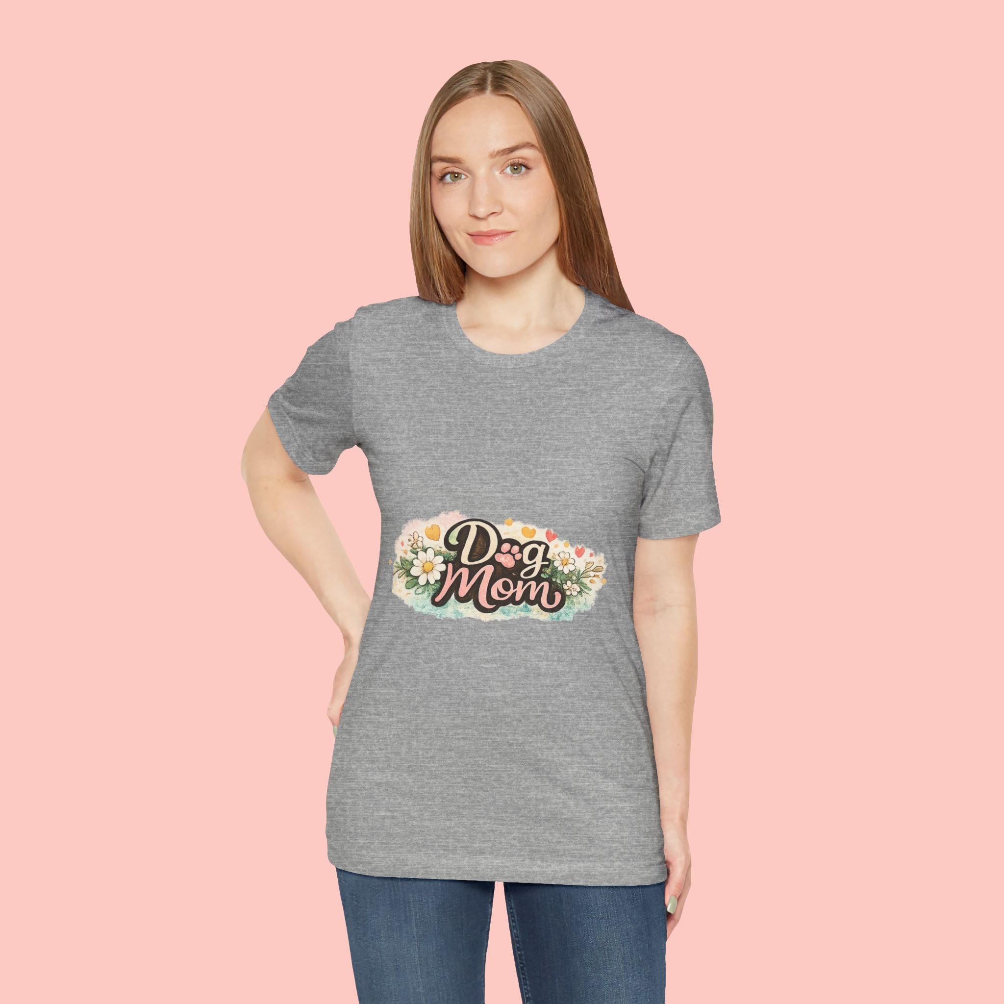 Dog Mom Floral Tee