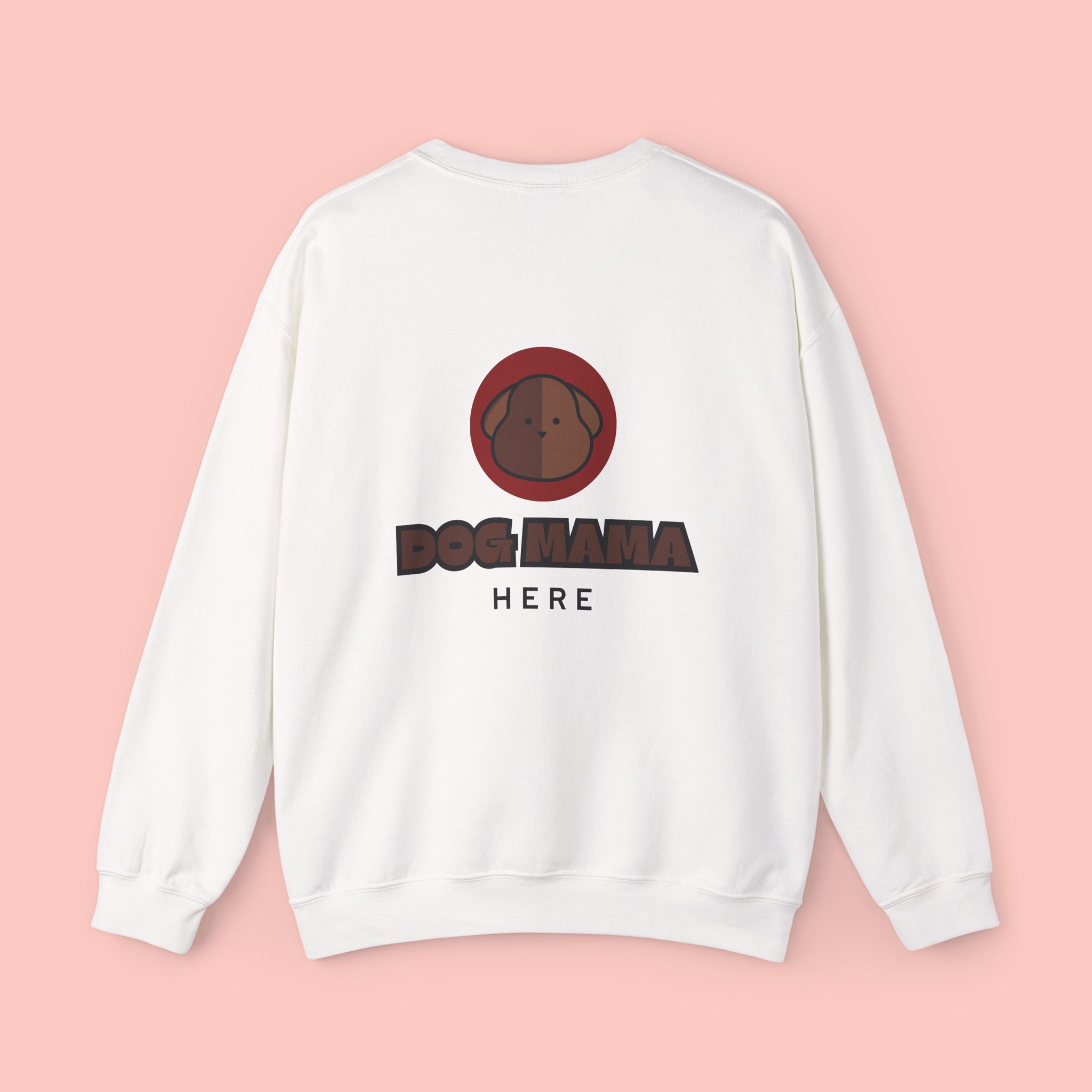 Dog Mama Sweatshirt — "Dog Mama" Graphic Crewneck