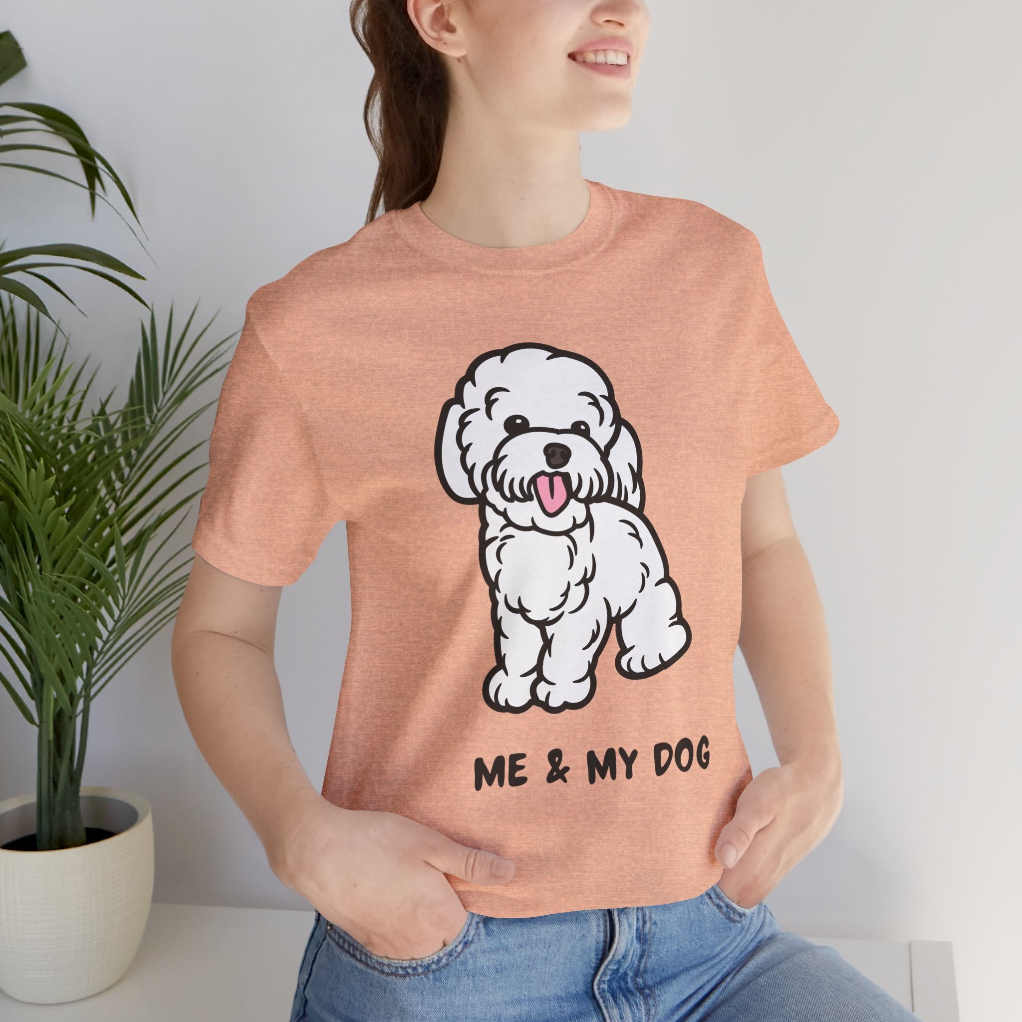 Me & My Dog T-Shirt — Cute Cartoon Puppy Tee for Dog Lovers