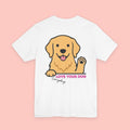 Love Your Dog T-Shirt — Cute Golden Retriever Graphic Tee