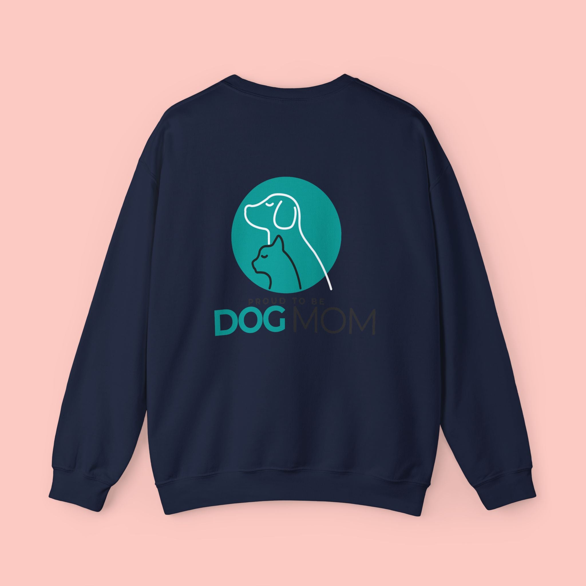 Dog Mom Crewneck Sweatshirt — Proud To Be Dog Mom Graphic