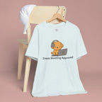Zoom Meeting Approved Tee — Cute Puppy with Headset Laptop Graphic