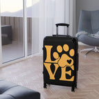Pet Lover "LOVE" Paw Print Suitcase — Carry-On Luggage for Dog & Cat Owners