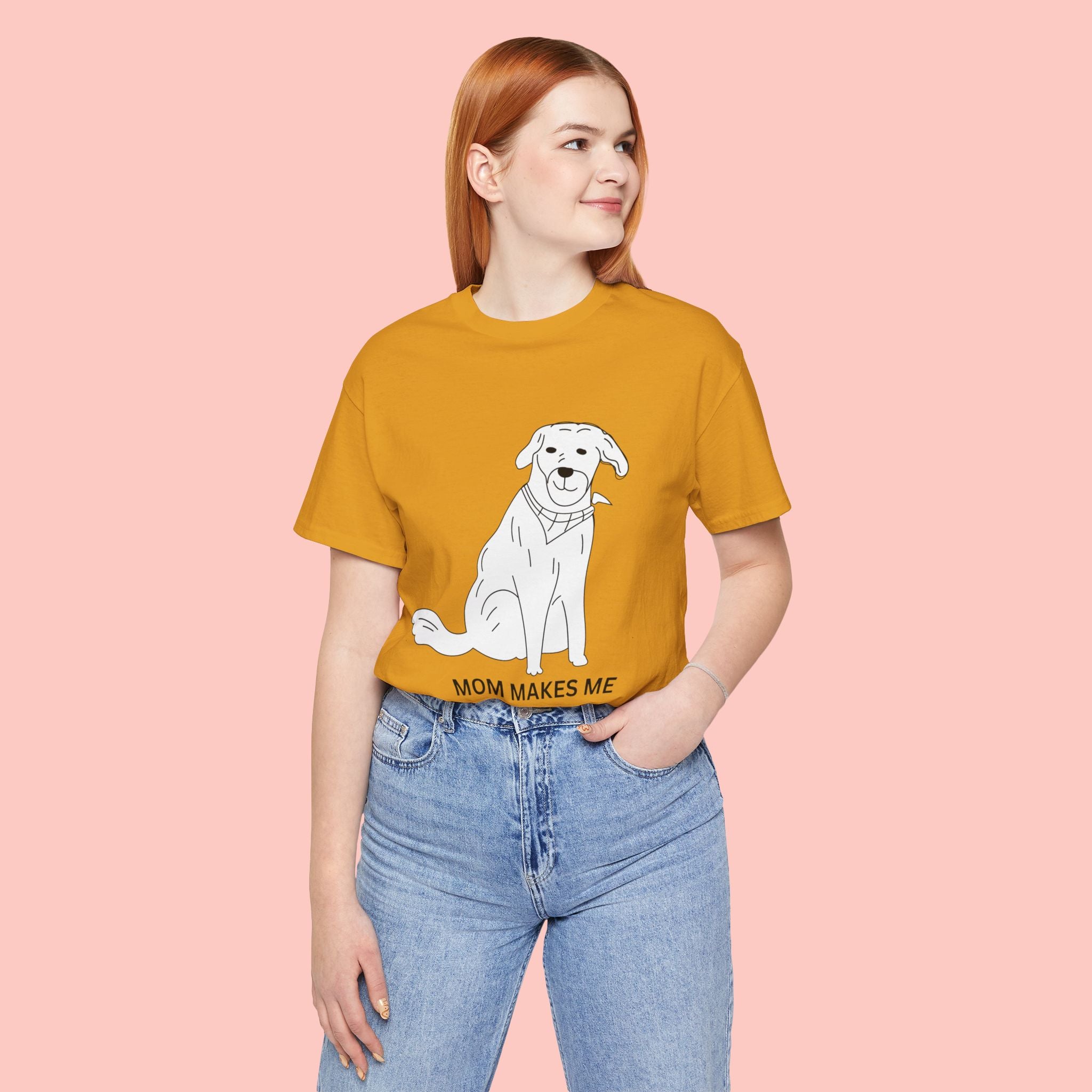 Mom Makes Me Happy Dog T-Shirt