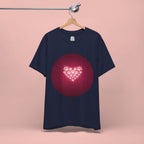 Paw Print Heart T‑Shirt — Cute Pet Lover Tee