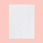 Paw Heart Velveteen Plush Blanket — Soft Cozy Pet Lover Throw