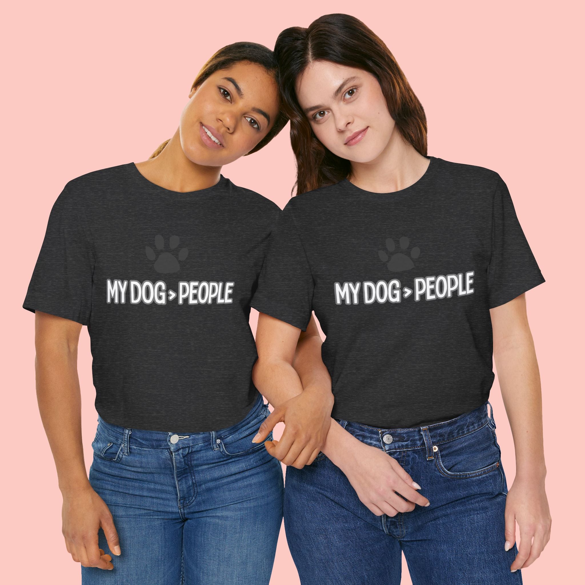 My Dog People T-Shirt — Dog Paw Graphic Tee for Dog Lovers