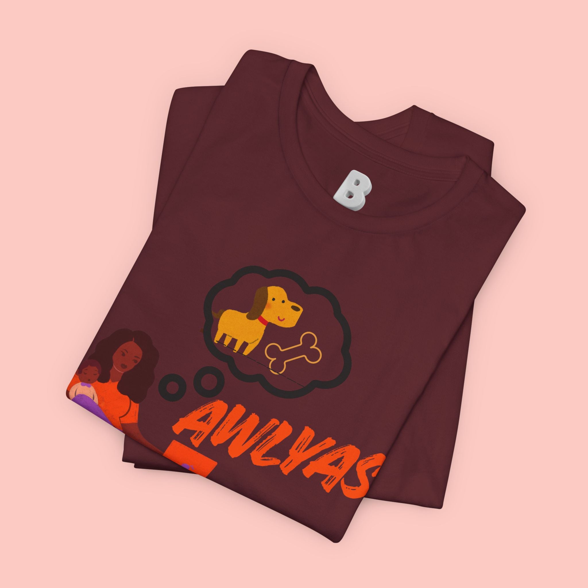 T‑Shirt — Always Happen Funny Dog Thought Bubble Graphic Tee