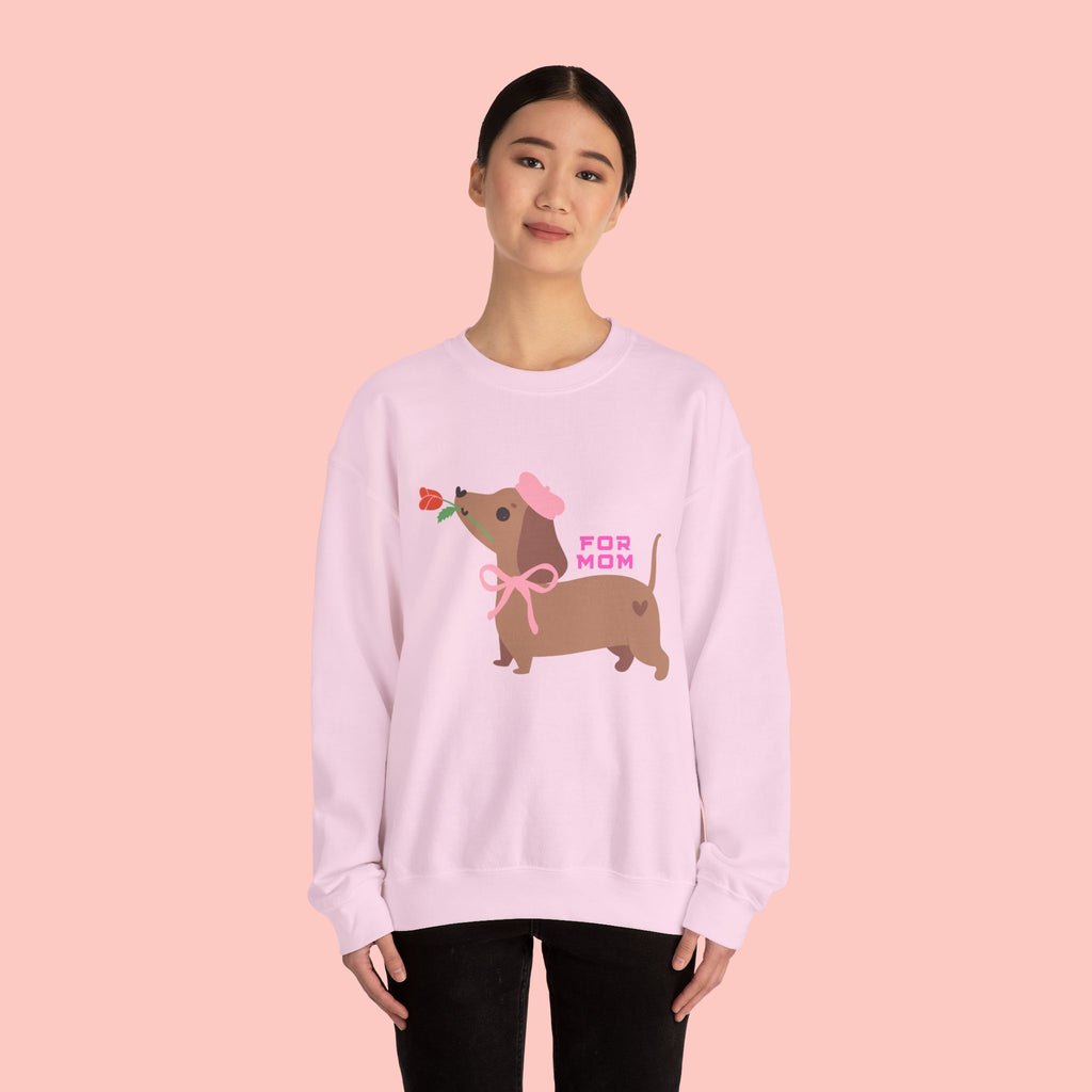 Dachshund 'For Mom' Crewneck Sweatshirt – Cute Dog Mom Gift