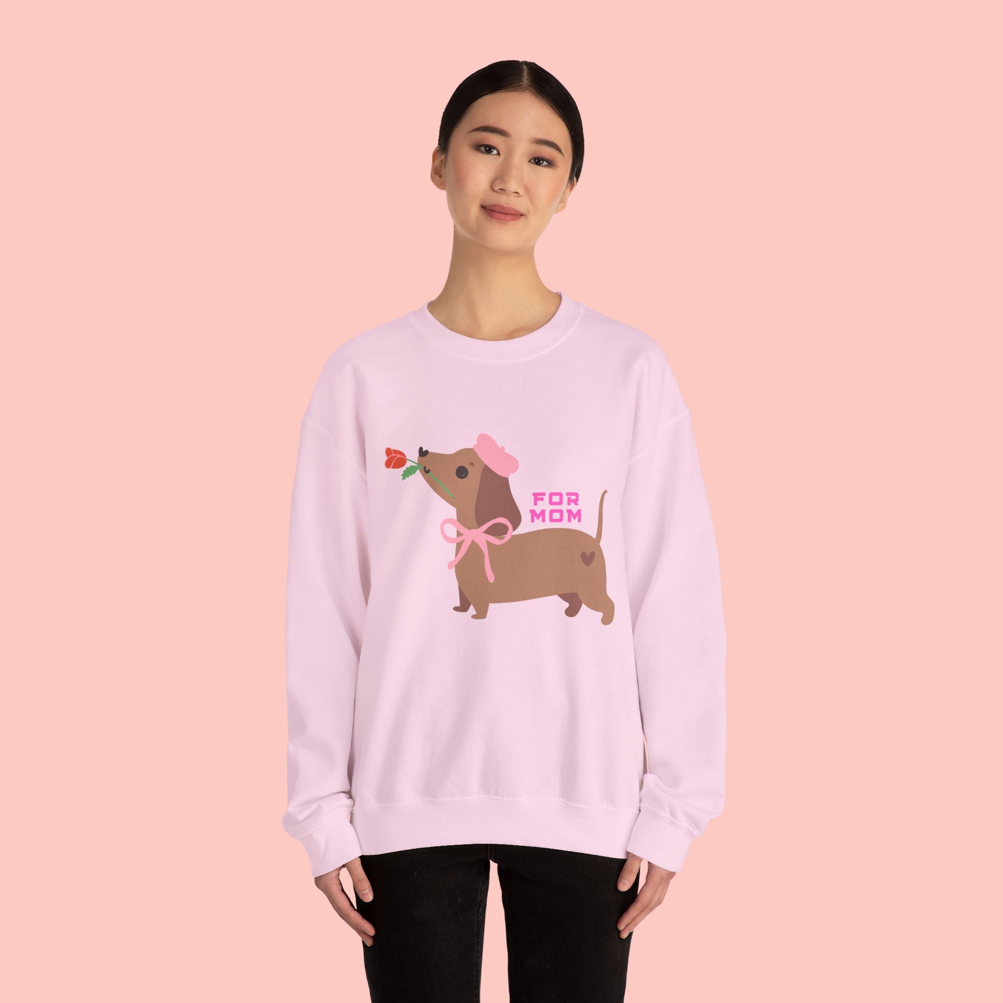 Dachshund 'For Mom' Crewneck Sweatshirt – Cute Dog Mom Gift